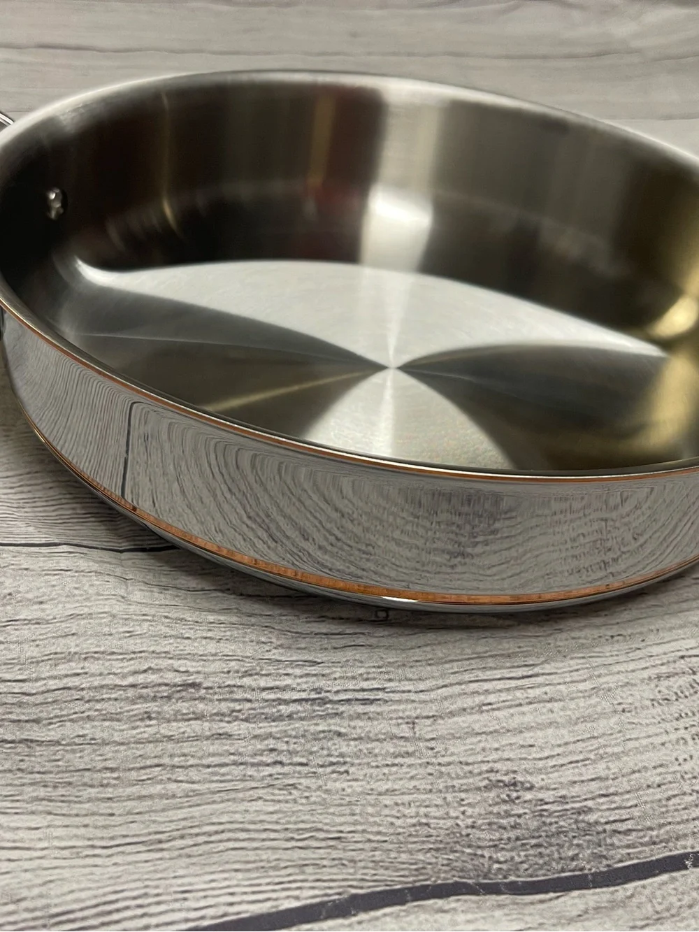 New All-Clad 6qt. Copper-Core Saute Pan